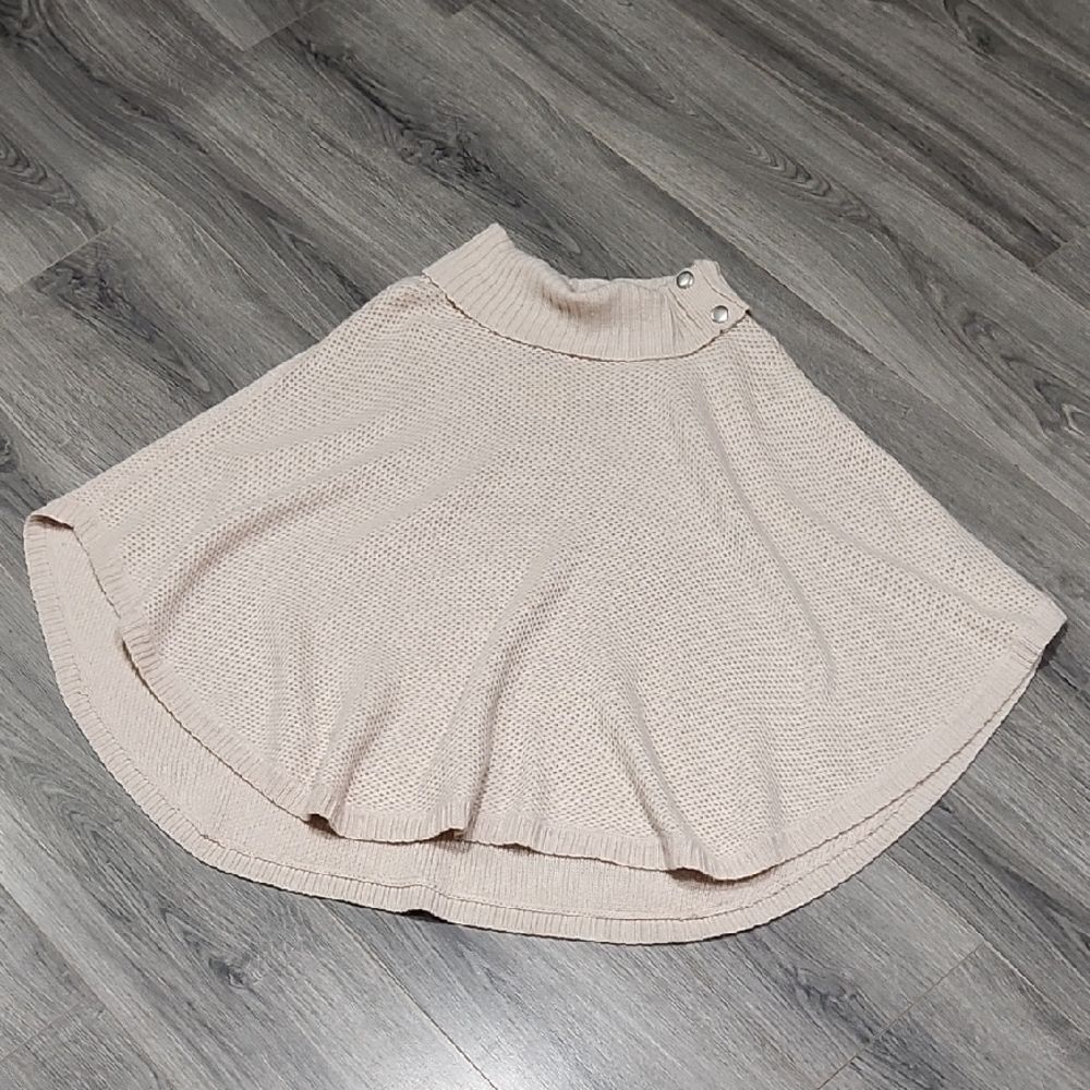 IN Studio Oatmeal Silver Snap Poncho